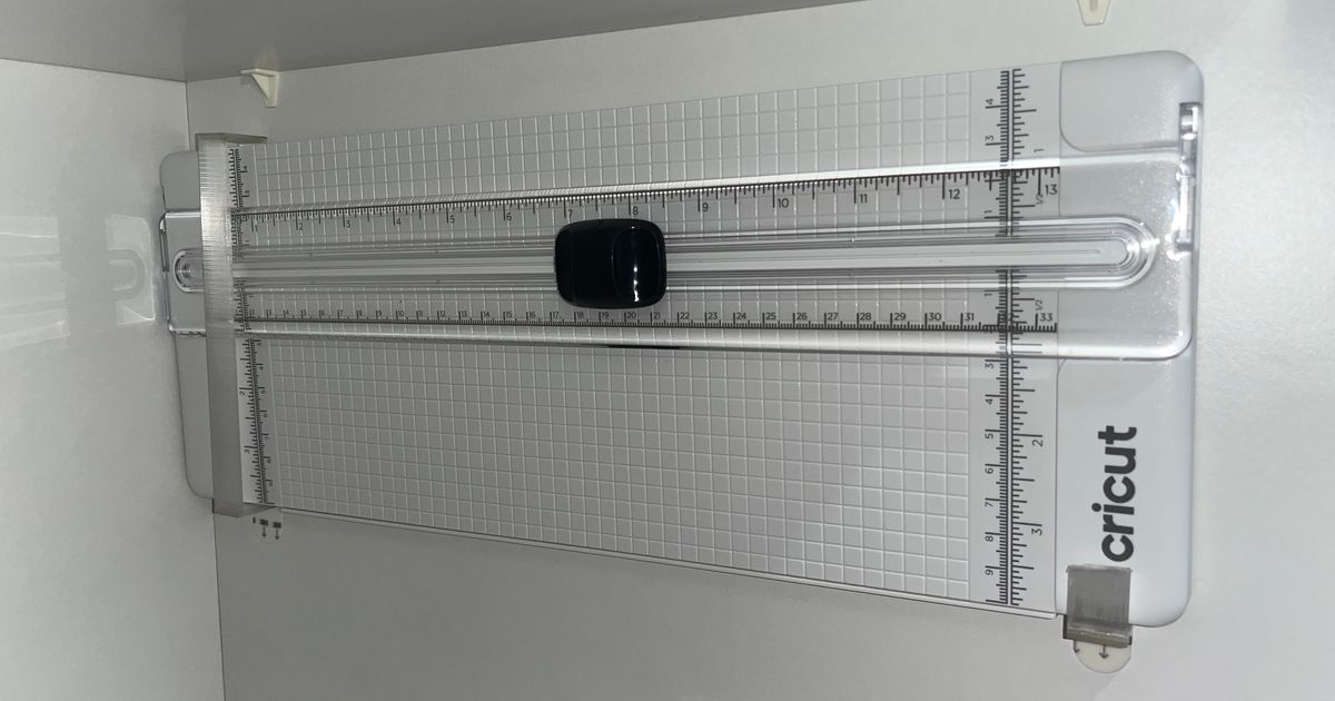 Cricut Portable Trimmer Wall Mount by Kappa090, Download free STL model